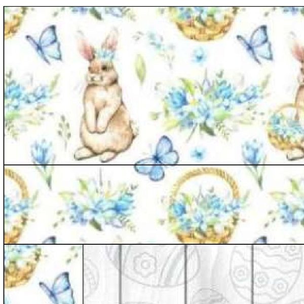Happy Easter Variation 2 Mini Wall Hanging 9  x 9  Online Hot Sale - Image 3