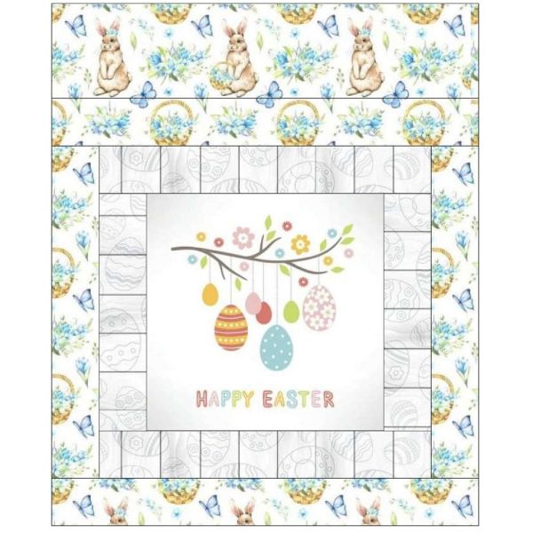 Happy Easter Variation 2 Mini Wall Hanging 9  x 9  Online Hot Sale - Image 2