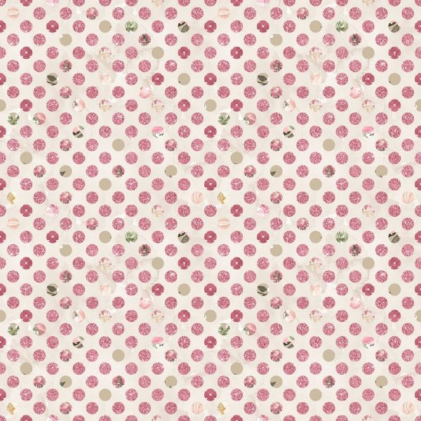 Secret Garden Polka Dot Fabric - Tan Supply