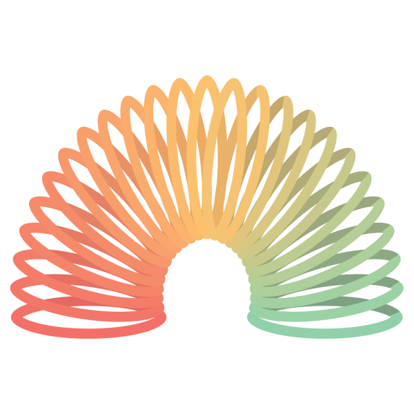 Retro Toys, Colorful Slinky Fabric Panel Online Sale
