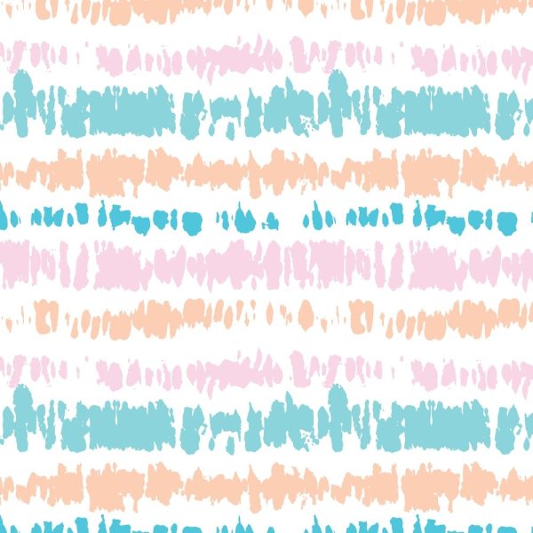 Pastel Shibori Stripes Fabric - Multi For Discount