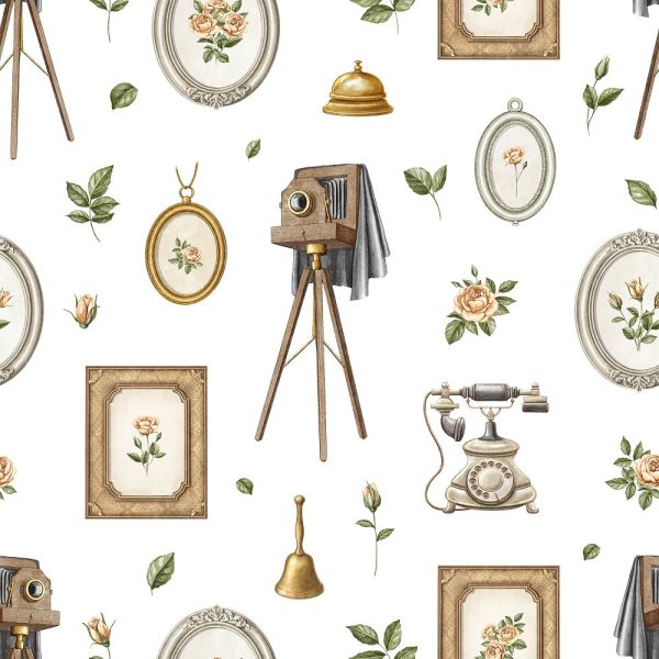 Little Critters Volume 2 Allover Vintage Elements Fabric For Discount