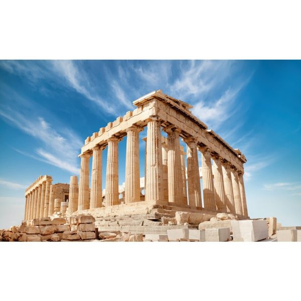 Realistic Parthenon in Athens, Greece Fabric Panel Online Hot Sale