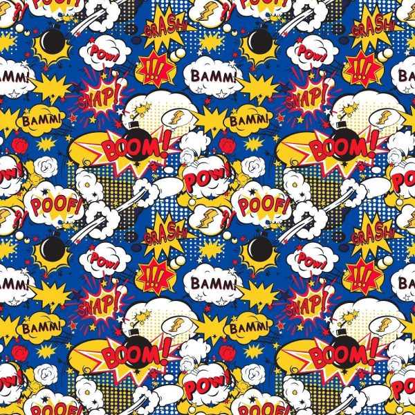 Super Hero - Blue Fabric Supply