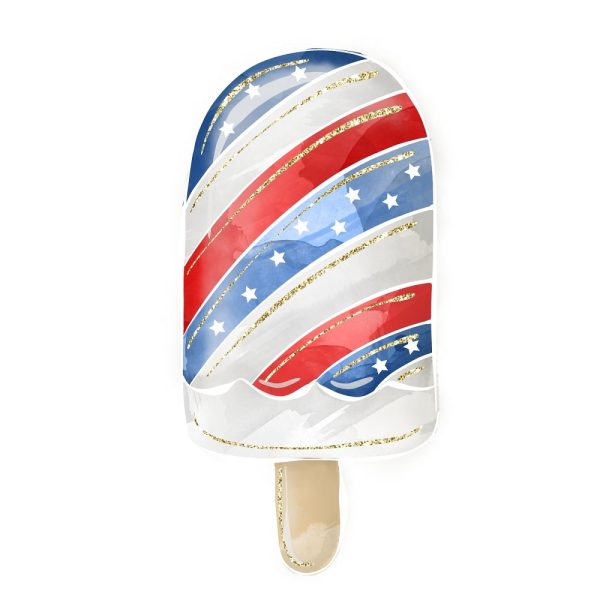 Striped Popsicle Fabric Panel Fashion