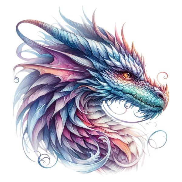 The Dragon Lair Dragon #15 Fabric Panel Supply