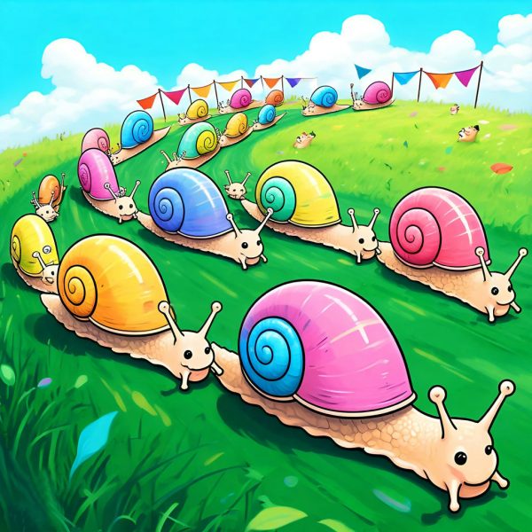Vibrant Snail Racing Delight Supply